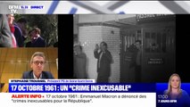 17 octobre 1961: Stéphane Troussel, président PS de Seine-Saint-Denis, salue le 