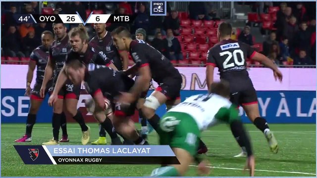 PRO D2 - Résumé Oyonnax Rugby-US Montauban: 56-6 - J07 - Saison 2021/2022