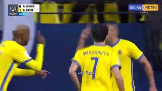 اهداف مباراة النصر والوحدات 1-0 هدف حمداللة