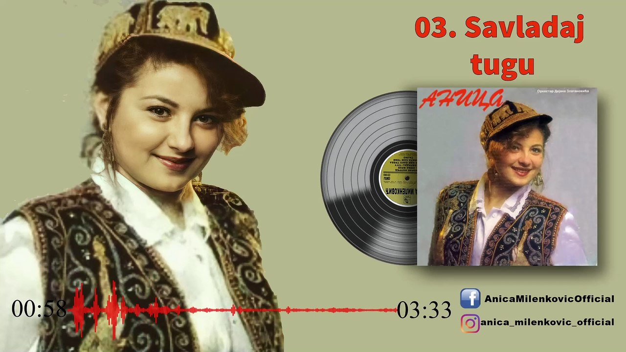 Anica Milenkovic - Savladaj tugu - (Official Audio 1993)