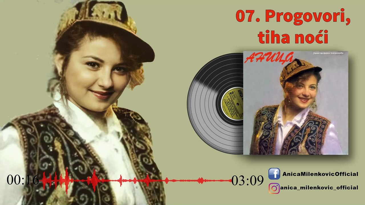 Anica Milenkovic - Progovori tiha noci - (Offical Video 1993)