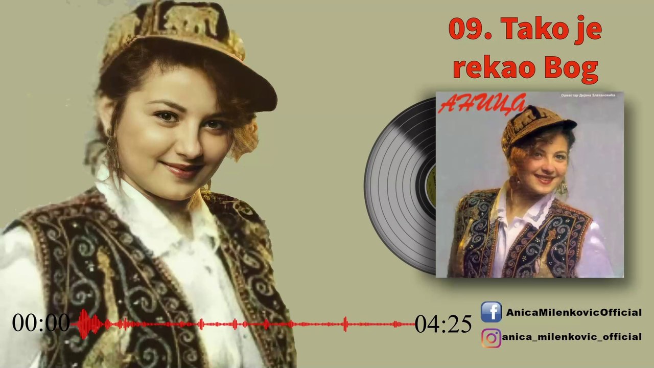 Anica Milenkovic - Tako je rekao Bog - (Official Video 1993)