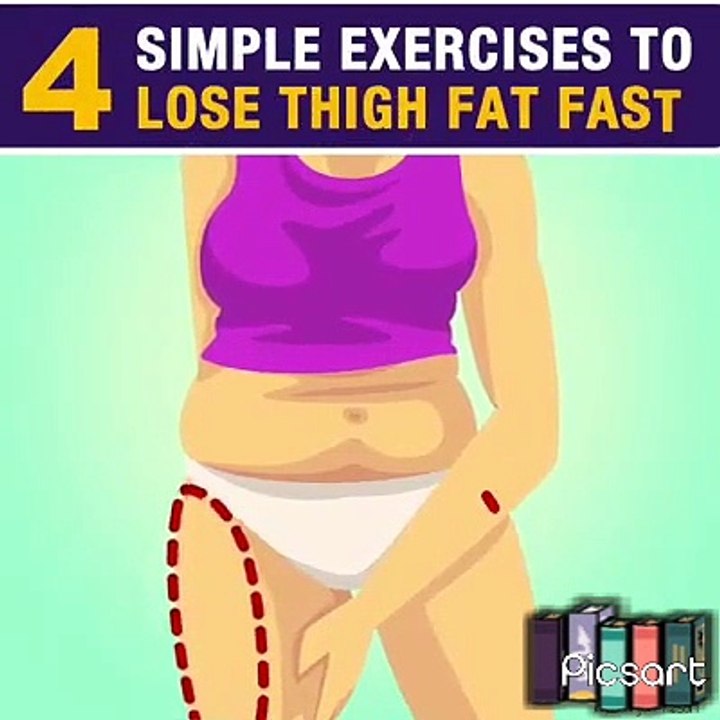 4 Simple Exercises To Lose Thigh Fat Fast