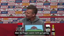 Marsch und Streich bei PK zum Scherzen aufgelegt