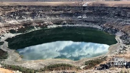 Timraş Obruk Gölü'nde tehlike çanları