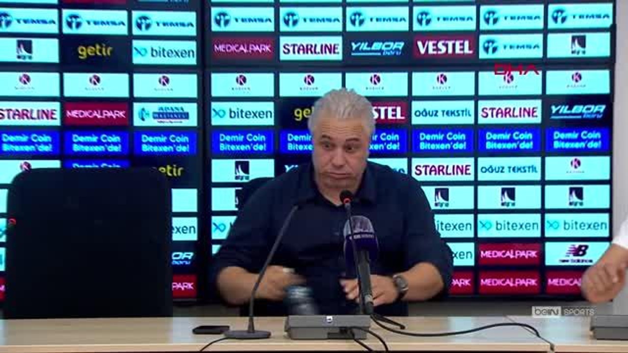 SPOR Adana Demirspor-Öznur Kablo Yeni Malatyaspor maçının ardından