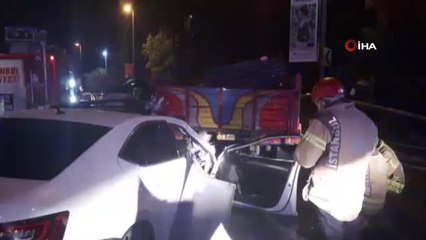 Pendik sahil yolunda feci kaza: 4 yaralı