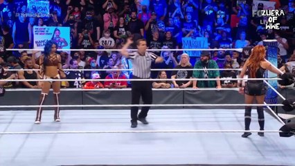 BECKY LYNCH VS SASHA BANKS SMACKDOWN 15/10/21