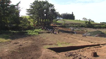 항몽 유적지 제주 항파두리성 성문터 첫 발견 / YTN