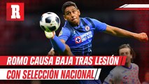 Luis Romo, baja vs Tigres tras lesionarse con selección nacional