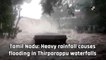 Tamil Nadu: Heavy rainfall causes flooding in Thirparappu waterfalls