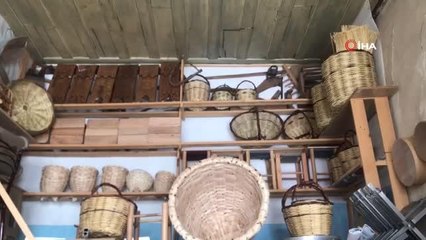 Ahşap ürünler zanaatkarın elinde hayat buluyor