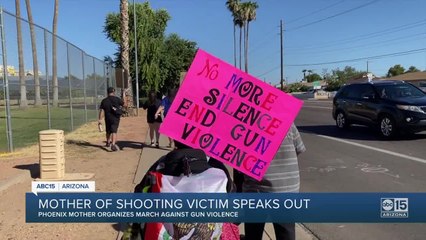 "I never thought it could be my family": Mom organizes march against gun violence