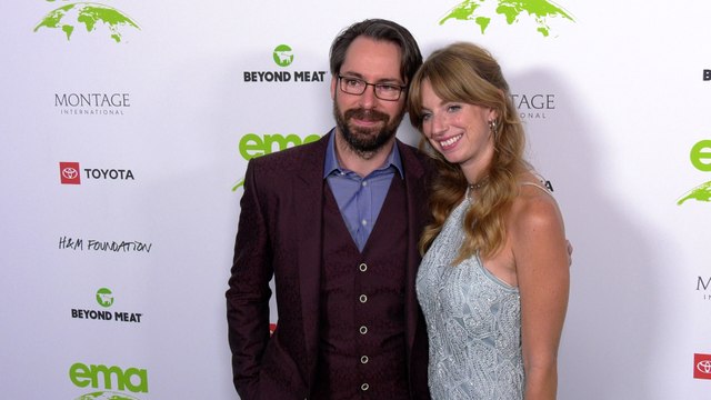 Martin Starr, Alex Gehring 2021 EMA Awards Gala Green Carpet