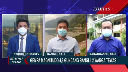 Pasca Diguncang Gempa, Material Longsor yang Isolasi 2 Desa di Bali Mulai di Bersihkan