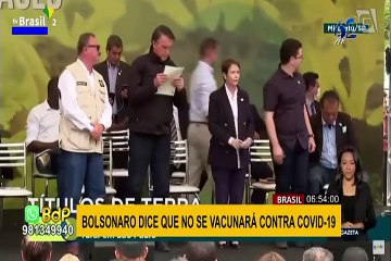 Jair Bolsonaro decidió no vacunarse contra la COVID-19