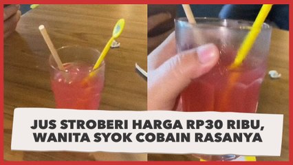 Pesan Jus Stroberi Harga Rp30 Ribu, Wanita Syok Cobain Rasanya, Publik: Nyesek To The Bone