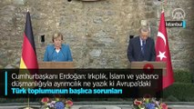 Cumhurbaşkanı Erdoğan: Irkçılık, İslam ve yabancı düşmanlığıyla ayrımcılık ne yazık ki Avrupa'daki Türk toplumunun başlıca sorunları