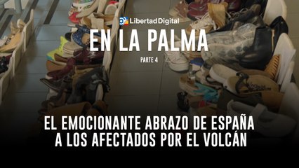 El emocionante abrazo de España a los afectados por el volcán