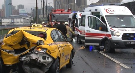 TEM’de yağmurda aşırı hız dehşeti: 4 yaralı