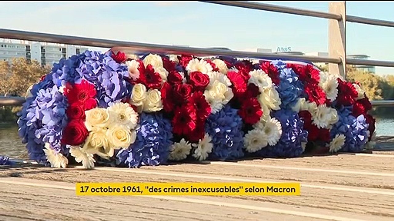 Des crimes "inexcusables pour la République" : Emmanuel Macron évoque le massacre du 17 octobre 1961