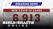 DOH reports 6,913 new cases, bringing the national total to 2,720,368, as of OCTOBER 17, 2021