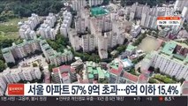 서울 아파트 57% 9억 초과…6억 이하 15.4%