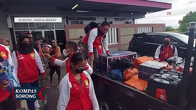 Bawa Pulang Medali Emas Dan Perak Atlet PON Papua Barat Naik Pick Up