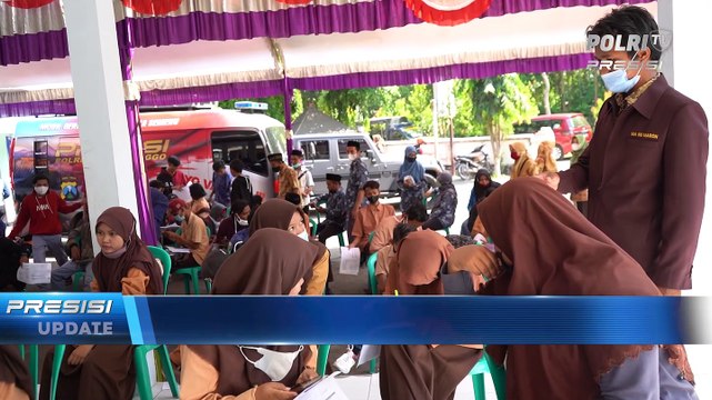 Kapolres Probolinggo Gelar Zoom Metting Vaksinasi Pelajar NU Bersama Panglima TNI dan Kapolri di Kabupaten Probolinggo