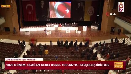 Galatasaray Spor Kulübü'nün 2020 yılı olağan genel kurul toplantısı başladı