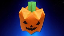 Origami :  Citrouille d'Halloween en 3D