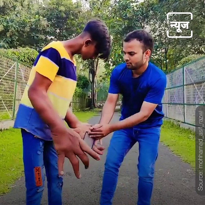 This Boy With Giant Hands Is Going Viral On Social Media