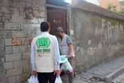 Şırnak'ta yetim ve muhtaç ailelere gıda yardımı