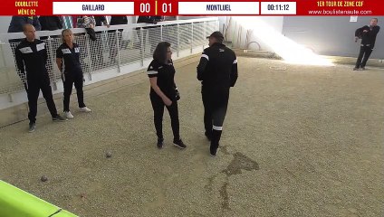 1er tour CDF 2021/2022 Gaillard vs Montluel avec WebTV - Doublettes