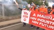 Los trabajadores de Alcoa y Vestas se manifiestan en Lugo contra el cierre de las instalaciones