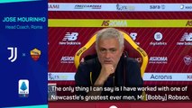Mourinho admits 'emotional link' with Newcastle, but insists he is happy at Roma