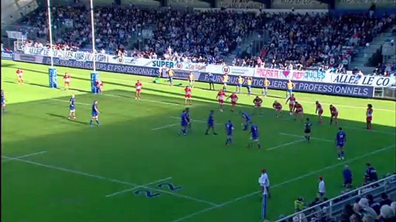 TOP 14 - Essai de Florent VANVERBERGHE (CO) - Castres Olympique - Biarritz Olympique - J07 - Saison 2021/2022