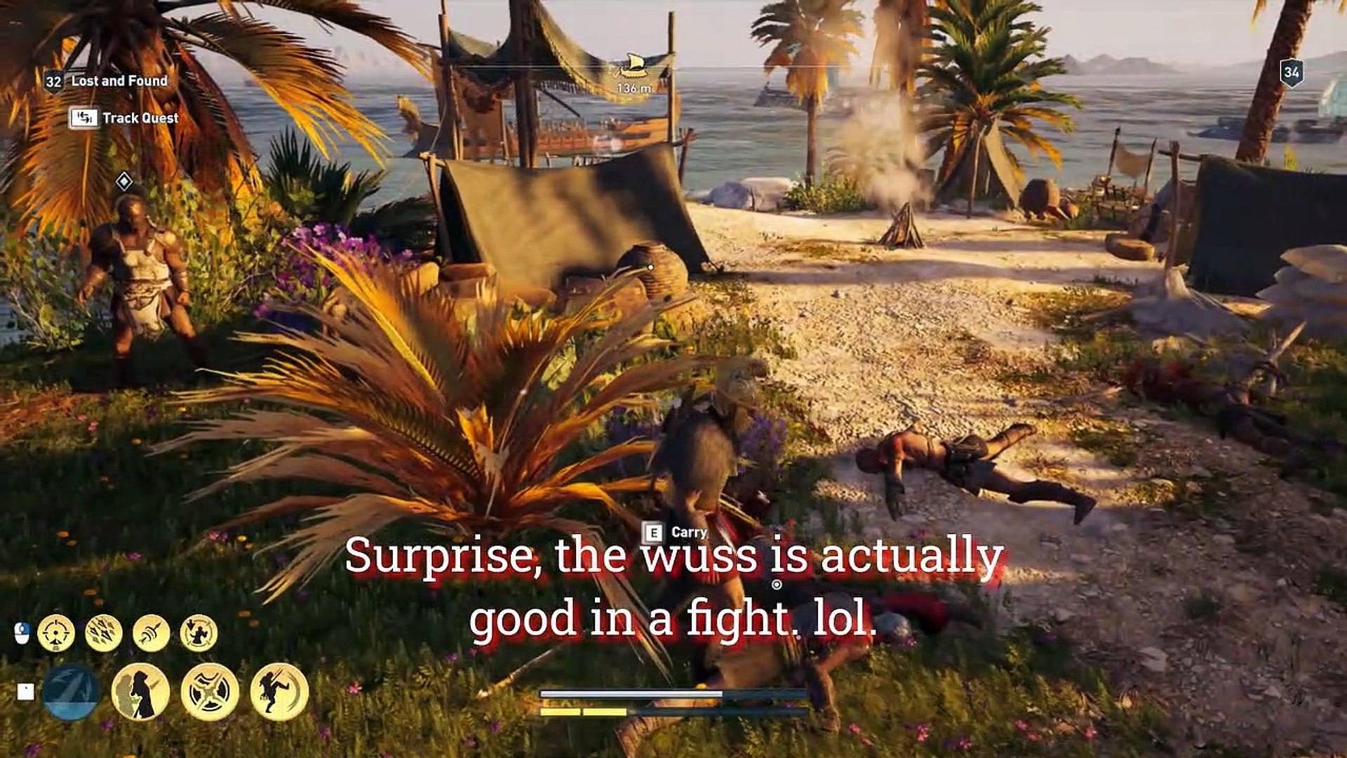 Seems like a wuss for such a big guy