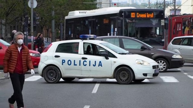 Антиправительственные протесты в Белграде