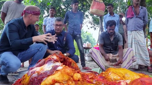 650 Pounds Water Buffalo Meat Biryani Cooking To Share Meals With 4000 Village P