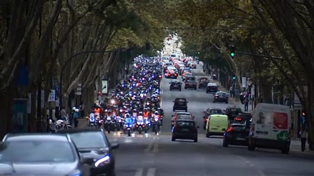 Португальские мотоциклисты протестуют против техосмотра
