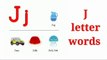 Easy J words for preschoolers and kindergarteners,words that start with J for kids ,what begins with J for kids , what are the words start with J , Letter J words for kindergarten & preschool kids, easy words that start with J, j for words with Pictures,