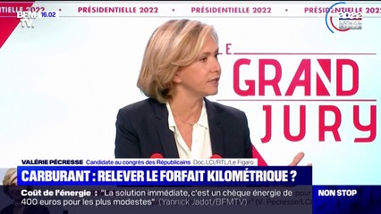 Carburant: Valérie Pécresse évoque la piste du forfait kilométrique
