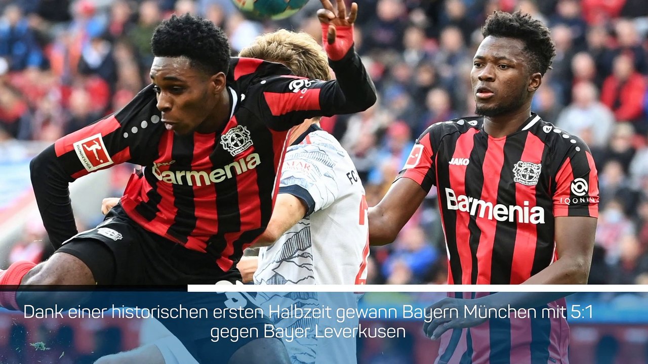 Fakten-Report: 5:1! Bayern bestraft Leverkusen