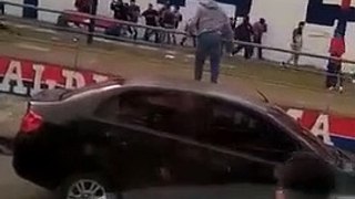 Pelea entre hinchas de DIM y Nacional