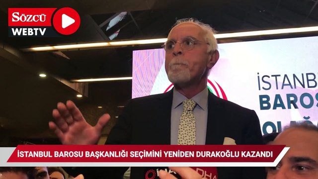 İstanbul Barosu Başkanlığı seçimini yeniden Durakoğlu kazandı