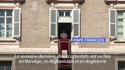 Le pape condamne les attaques terroristes au Royaume-Uni, en Norvège et en Afghanistan