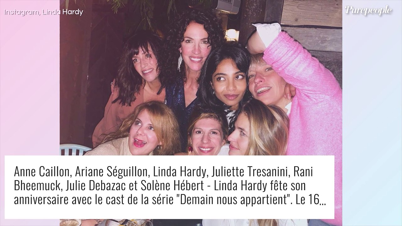 Linda Hardy retrouve le cast de "Demain nous appartient" pour une occasion très spéciale