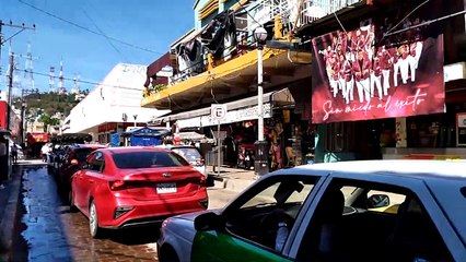 Calle Leandro Valle | Centro de Mazatlán | 15 de Octubre del 2021