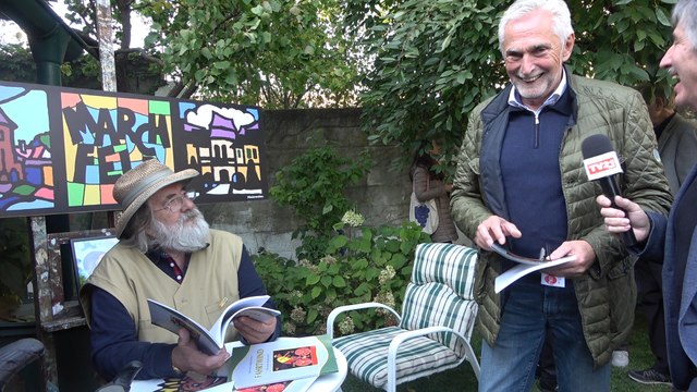 Gottfried Laf Wurm und Bgm. Krudis über die Marchfelder Geheimnisse, den Marchfeldkalender, ...